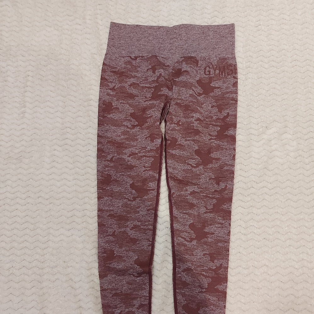 High Waisted Gymshark Camo Leggings